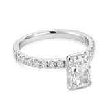 Lab Grown Radiant Diamond Ring