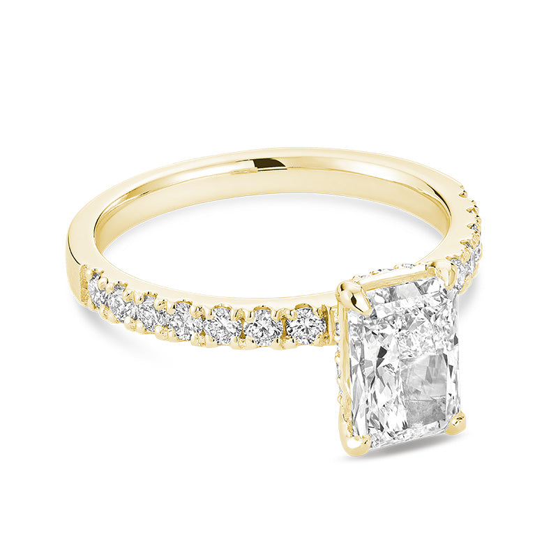 Lab Grown Radiant Diamond Ring