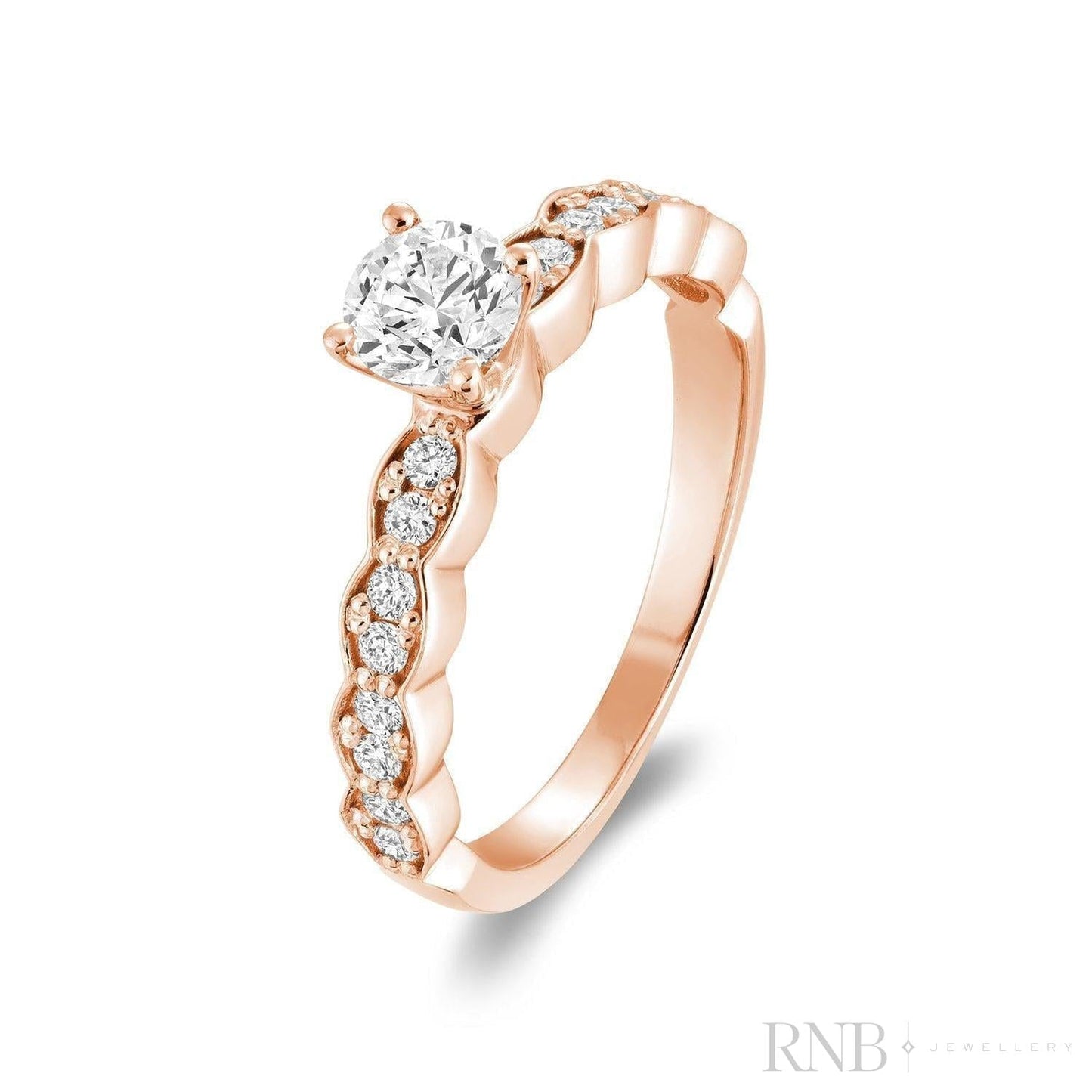 Marquise Illusion Diamond Engagement Ring