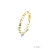 Bridal Gold Rope Ring