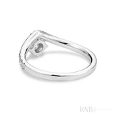 Diamond V Shape Engagement Ring-RNB Jewellery