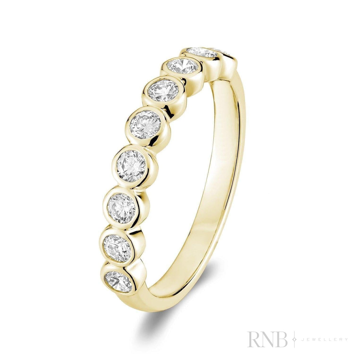 Semi Eternity Bezel Diamond RIng