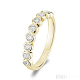 Semi Eternity Bezel Diamond RIng-RNB Jewellery