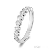 Semi Eternity Bezel Diamond RIng