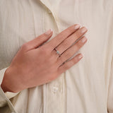 Braded Bridal Diamond Ring Round