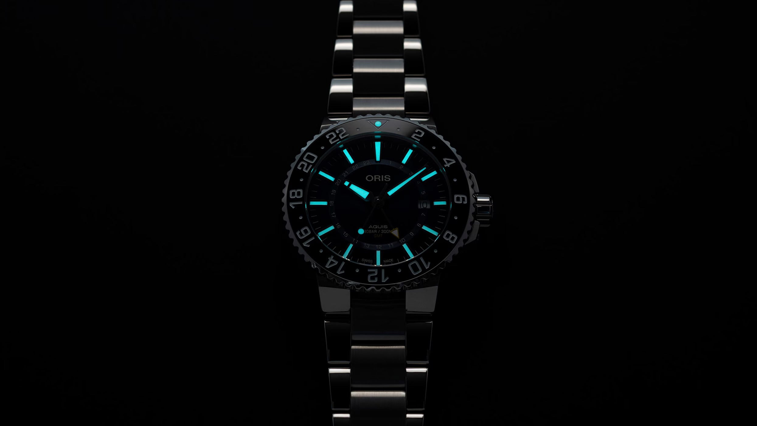 Oris Aquis GMT Date 01 798 7754 4135-07 8 24 05PEB