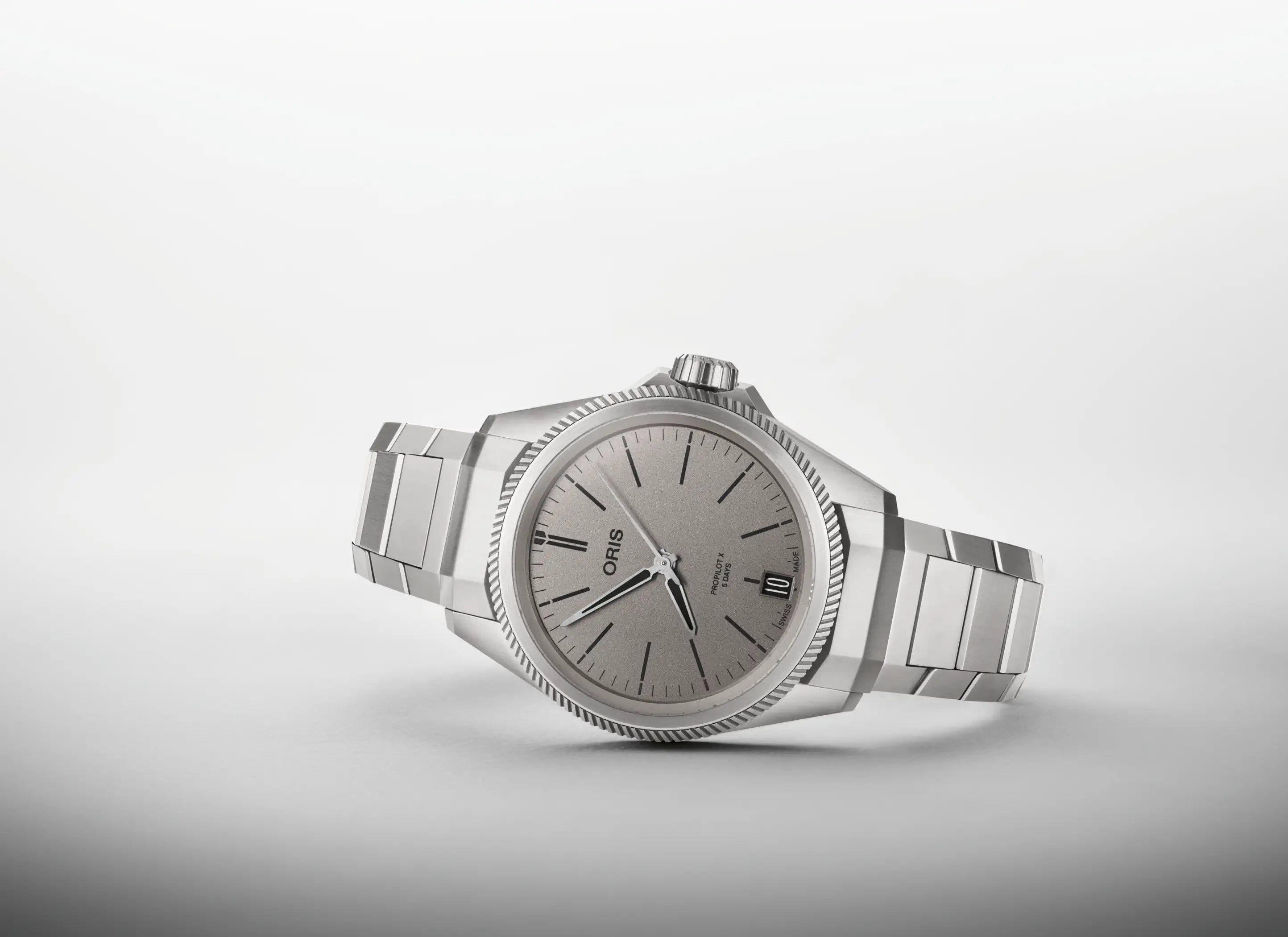 Oris ProPilot X Calibre 400 Grey Dial 01 400 7778 7153-07 7 20 01TLC