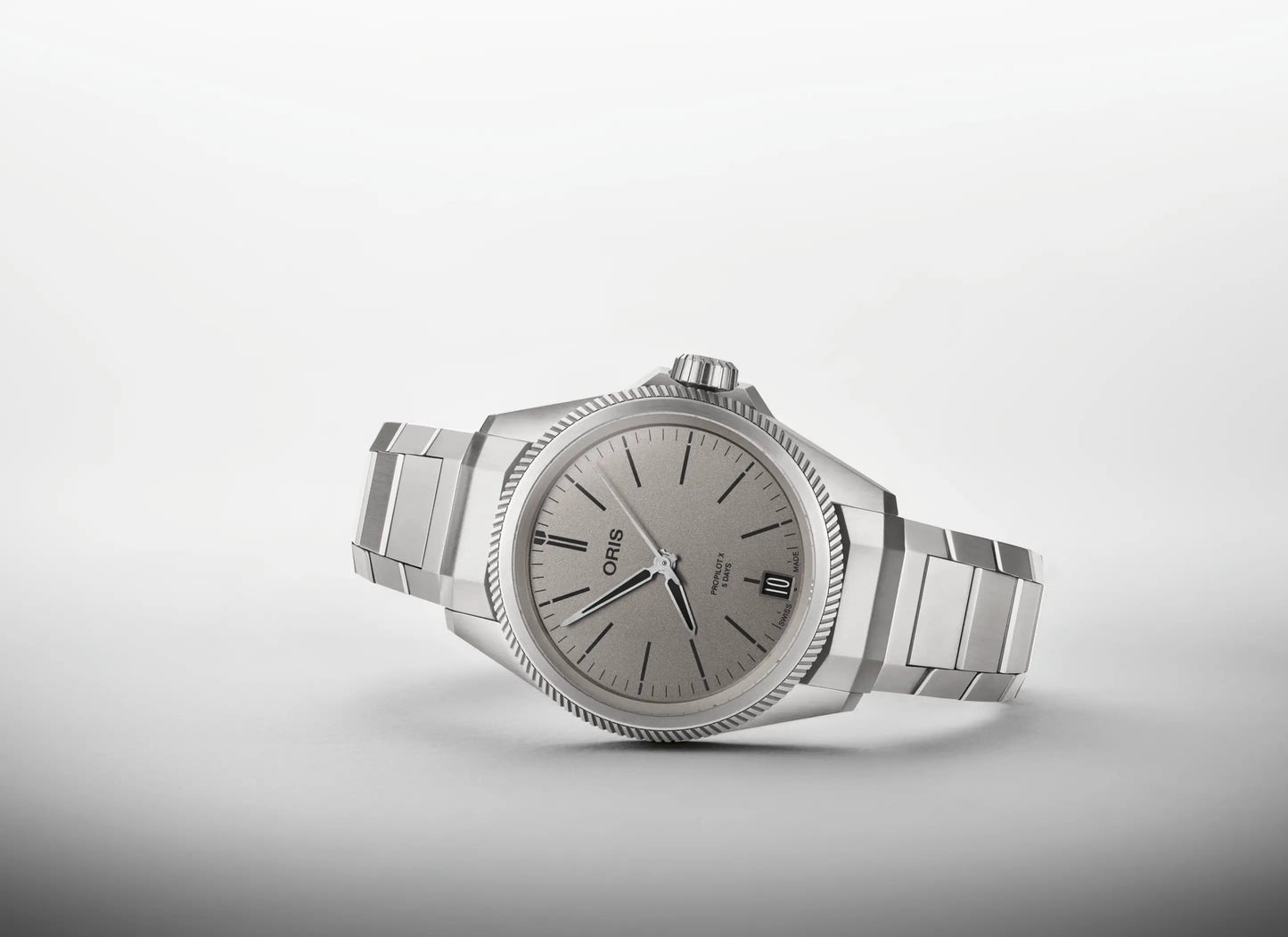 Oris ProPilot X Calibre 400 Grey Dial 01 400 7778 7153-07 7 20 01TLC