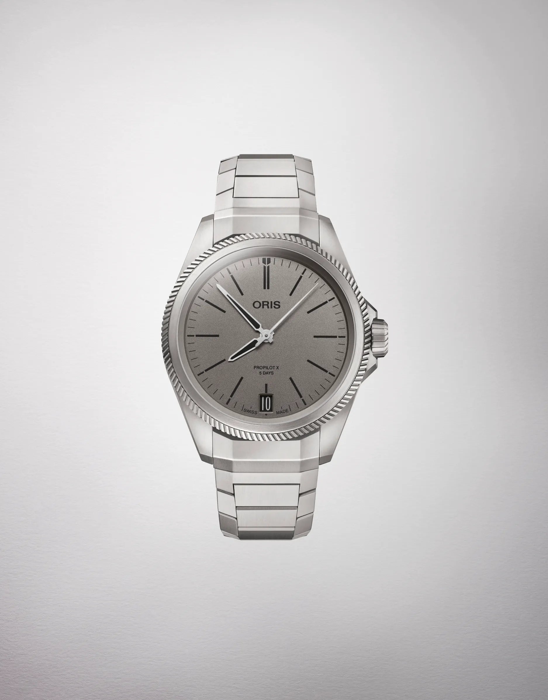 Oris ProPilot X Calibre 400 Grey Dial 01 400 7778 7153-07 7 20 01TLC