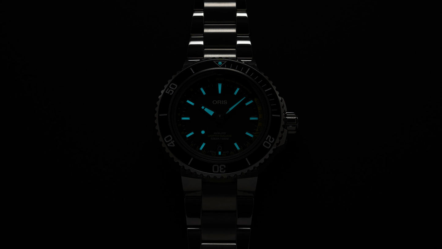 ORIS Aquis Depth Gauge 01 733 7755 4154-Set MB