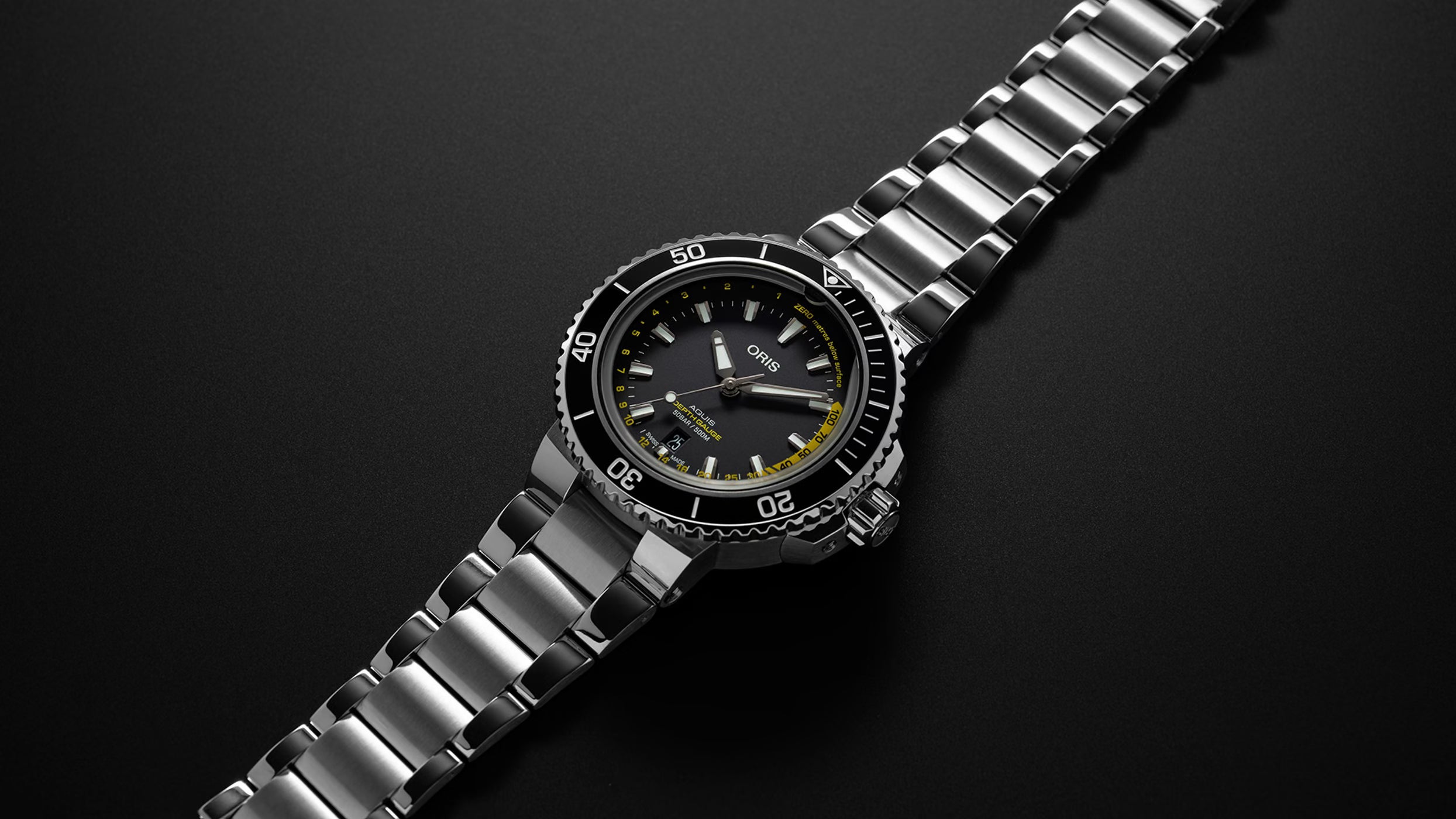 ORIS Aquis Depth Gauge 01 733 7755 4154-Set MB