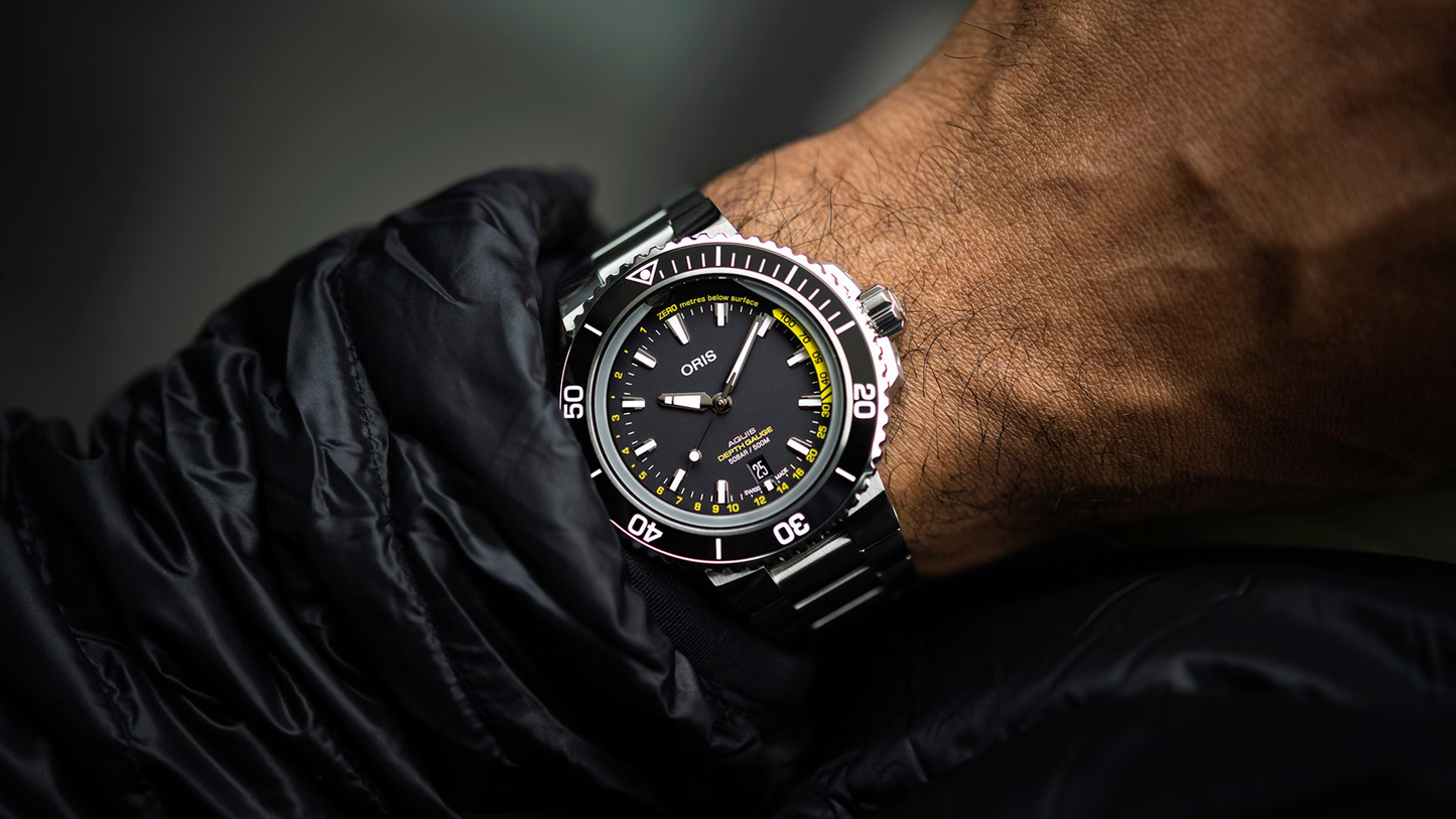 ORIS Aquis Depth Gauge 01 733 7755 4154-Set MB