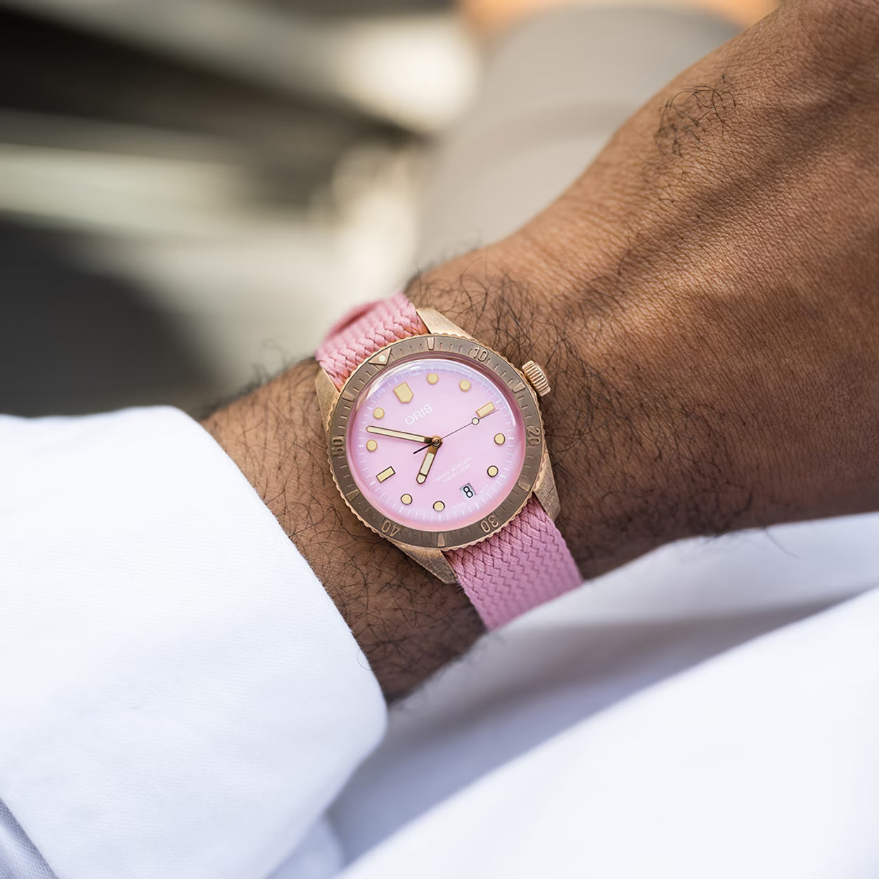 ORIS Divers Sixty‑Five Cotton Candy 01 733 7771 3158-07 3 19 04BRS