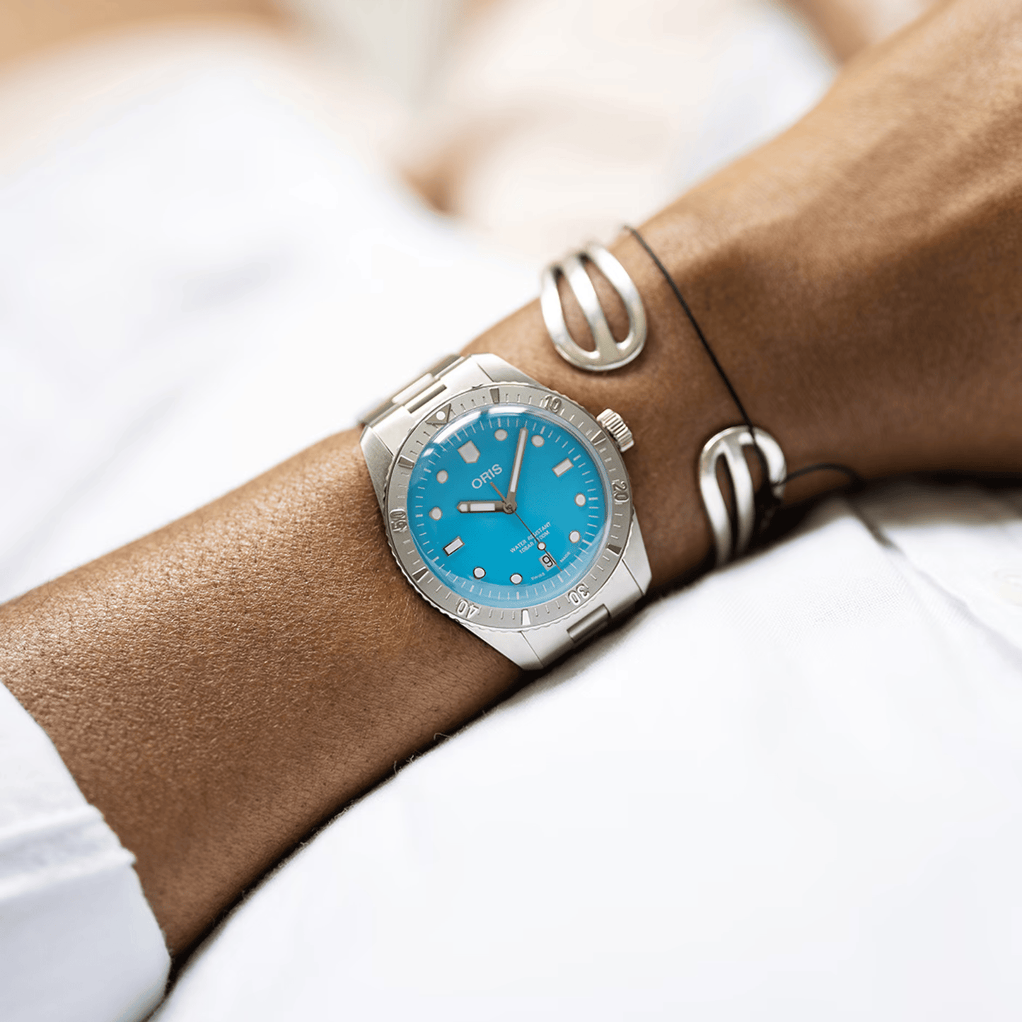 Oris Divers Sixty-Five 38 Cotton Candy 01 733 7771 4055-07 8 19 18