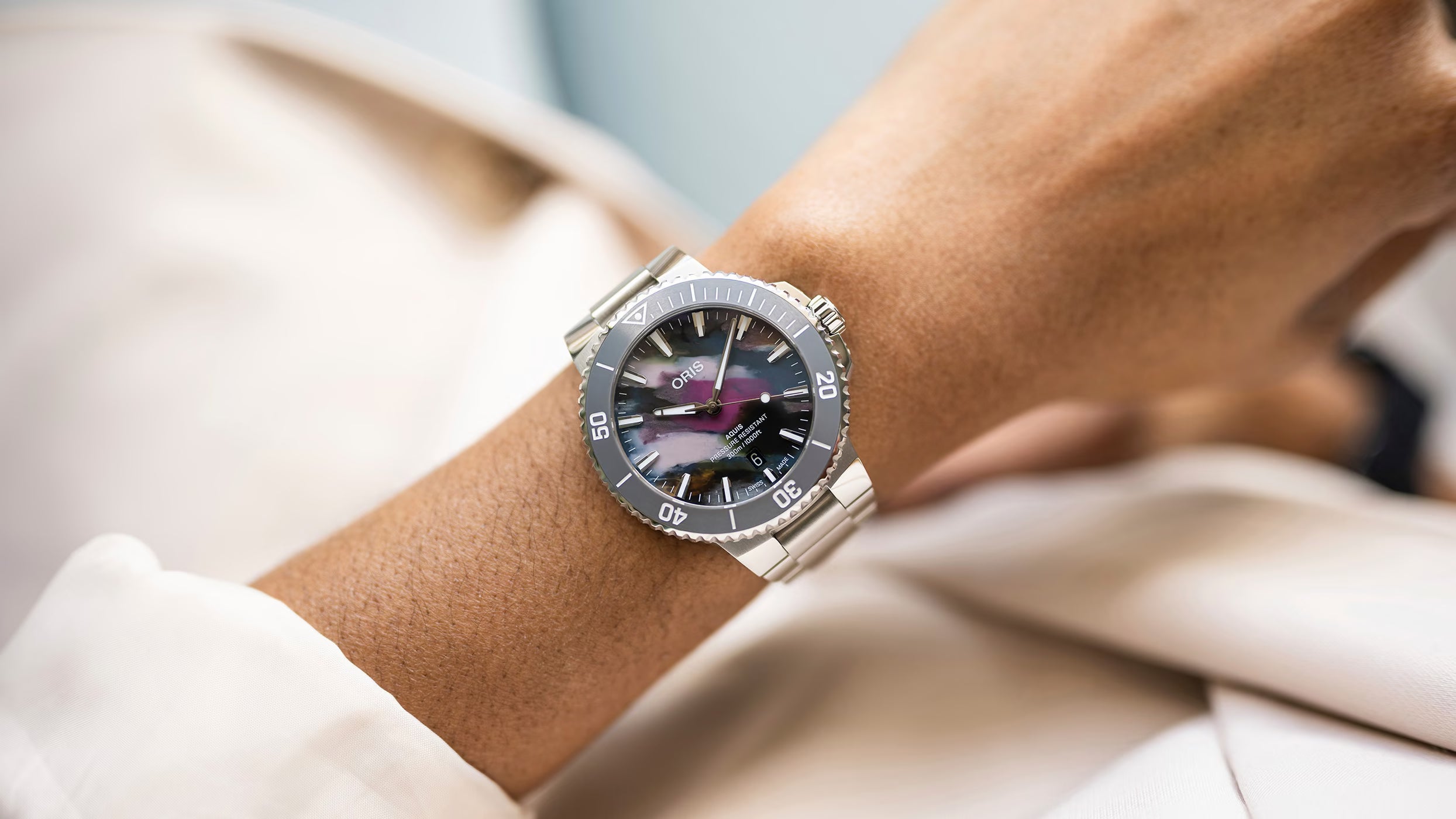 ORIS Aquis Date Upcycle 01 733 7787 4150-07 8 22 04PEB