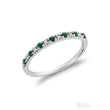 Semi Eternity Precious Stone and Diamond Ring-RNB Jewellery