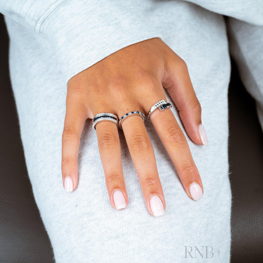 Precious Stone & Diamond Ring