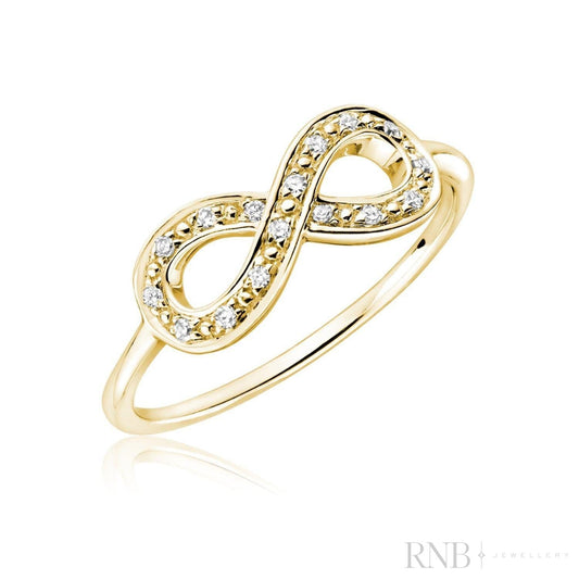 Diamond Infinity Ring