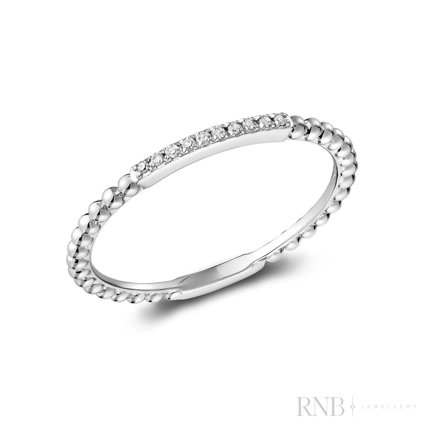 Bead Diamond Ring