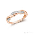 Intertwined Pave Diamond Ring
