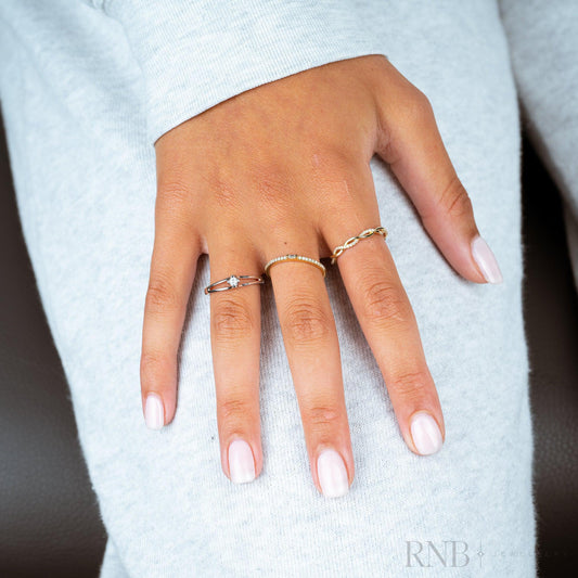 Eternity Twist Diamond Ring