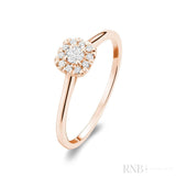 Cushion Diamond Halo Engagement Ring