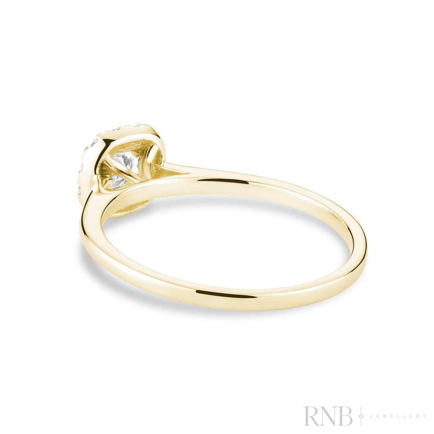 Cushion Diamond Halo Ring