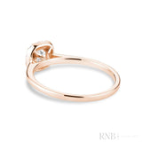 Cushion Diamond Halo Ring