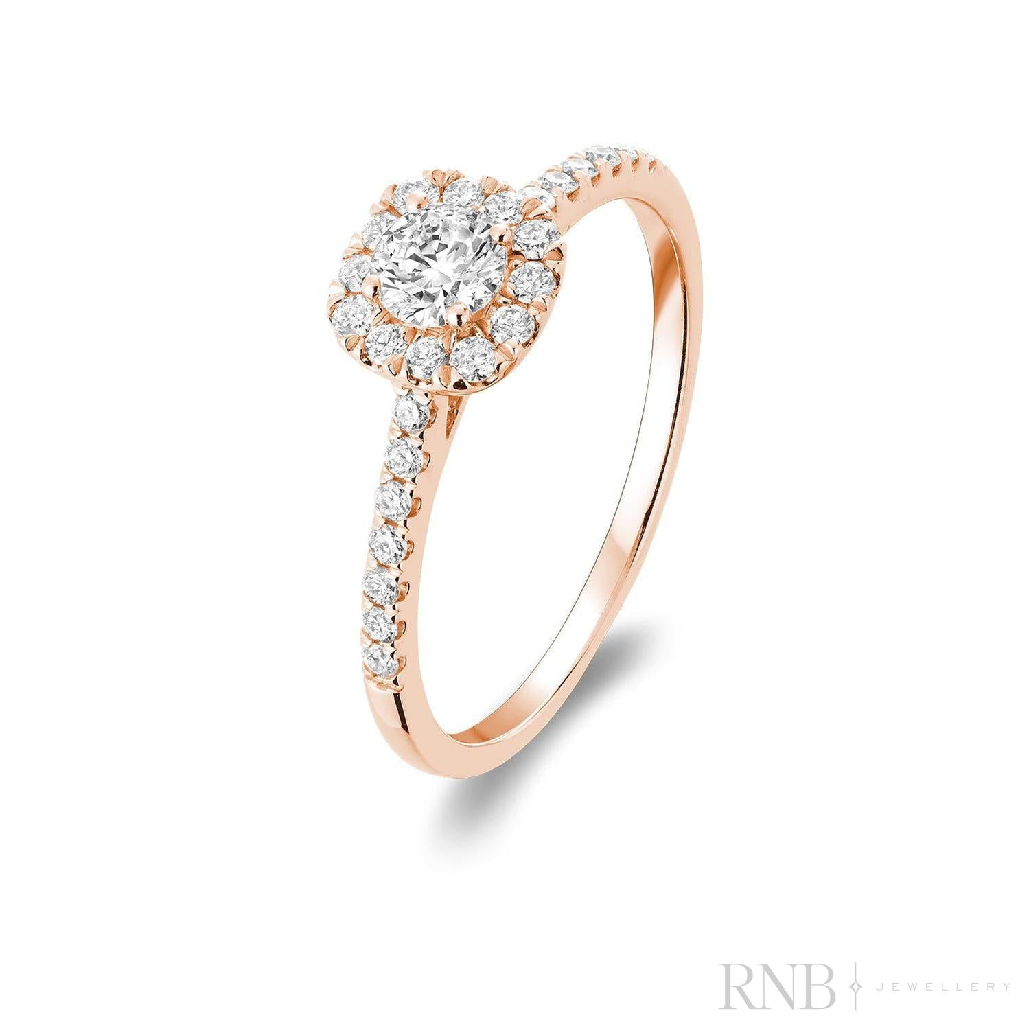 Cushion Diamond Halo Ring
