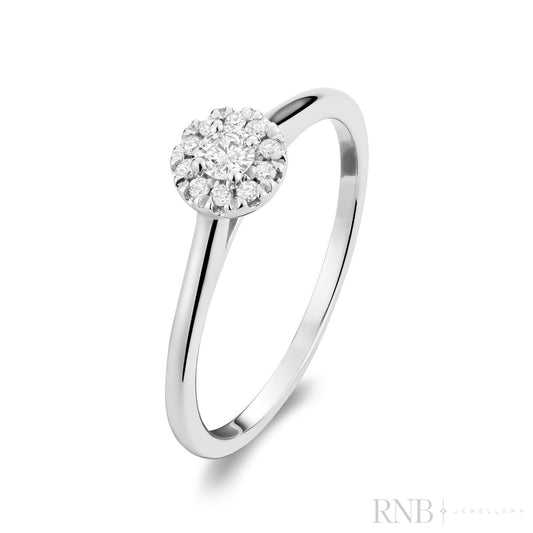 Round Diamond Halo Ring