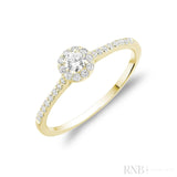 Round Diamond Halo Ring