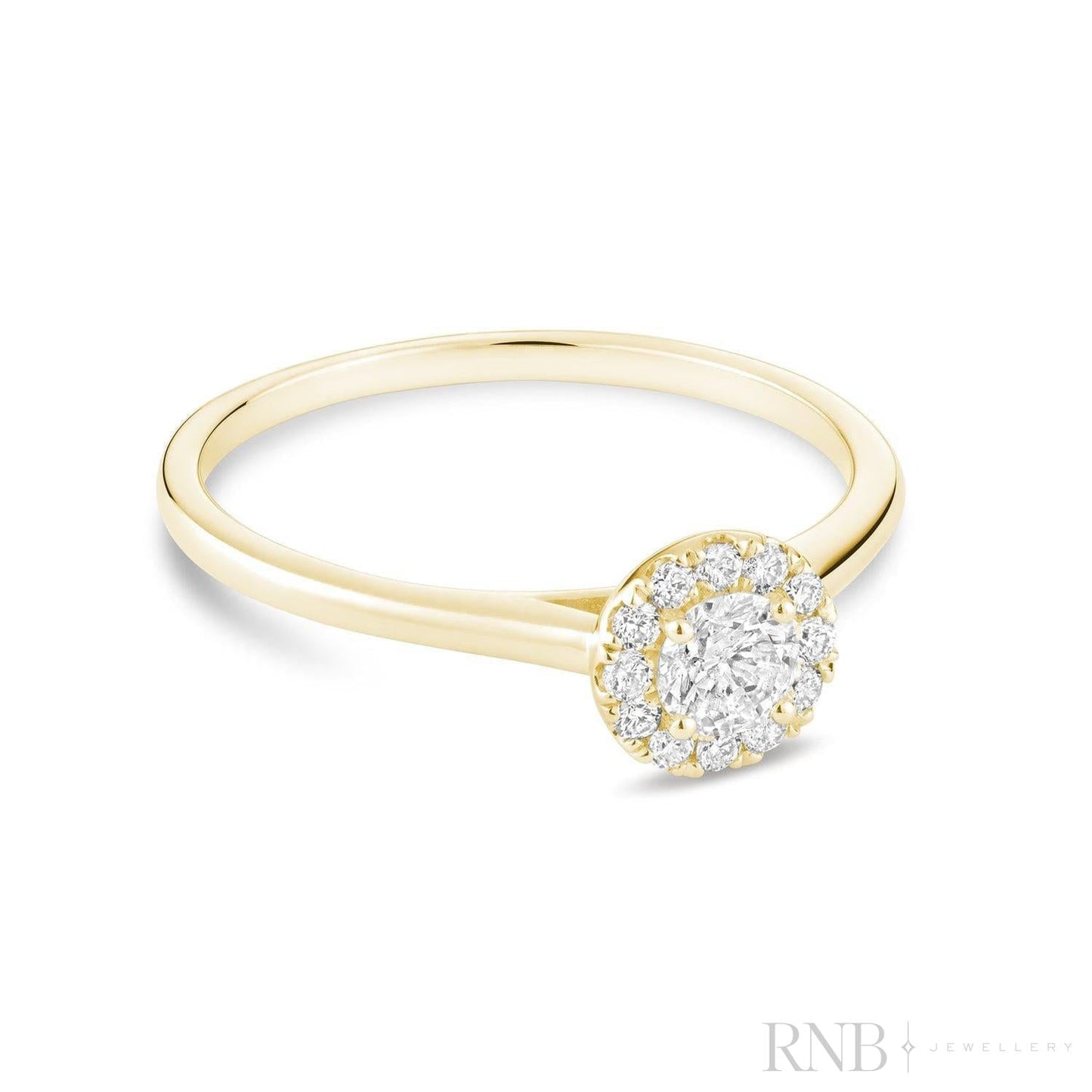 Round Diamond Halo Ring