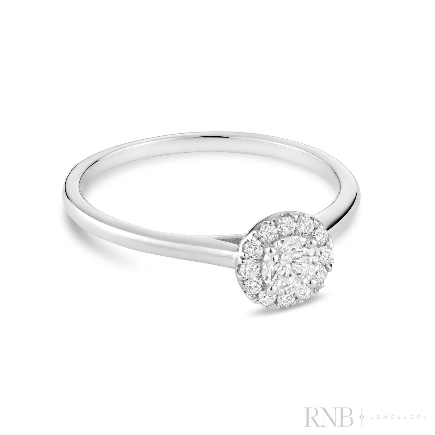 Round Diamond Halo Ring