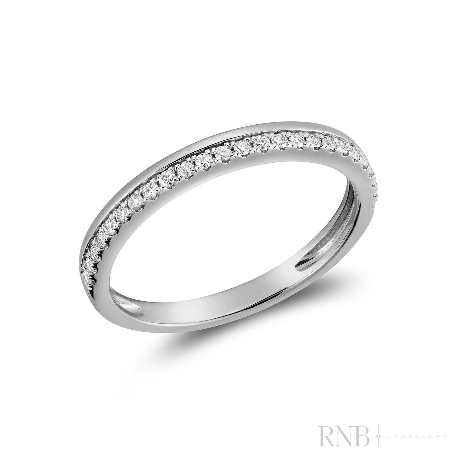 United Semi Eternity Diamond Ring