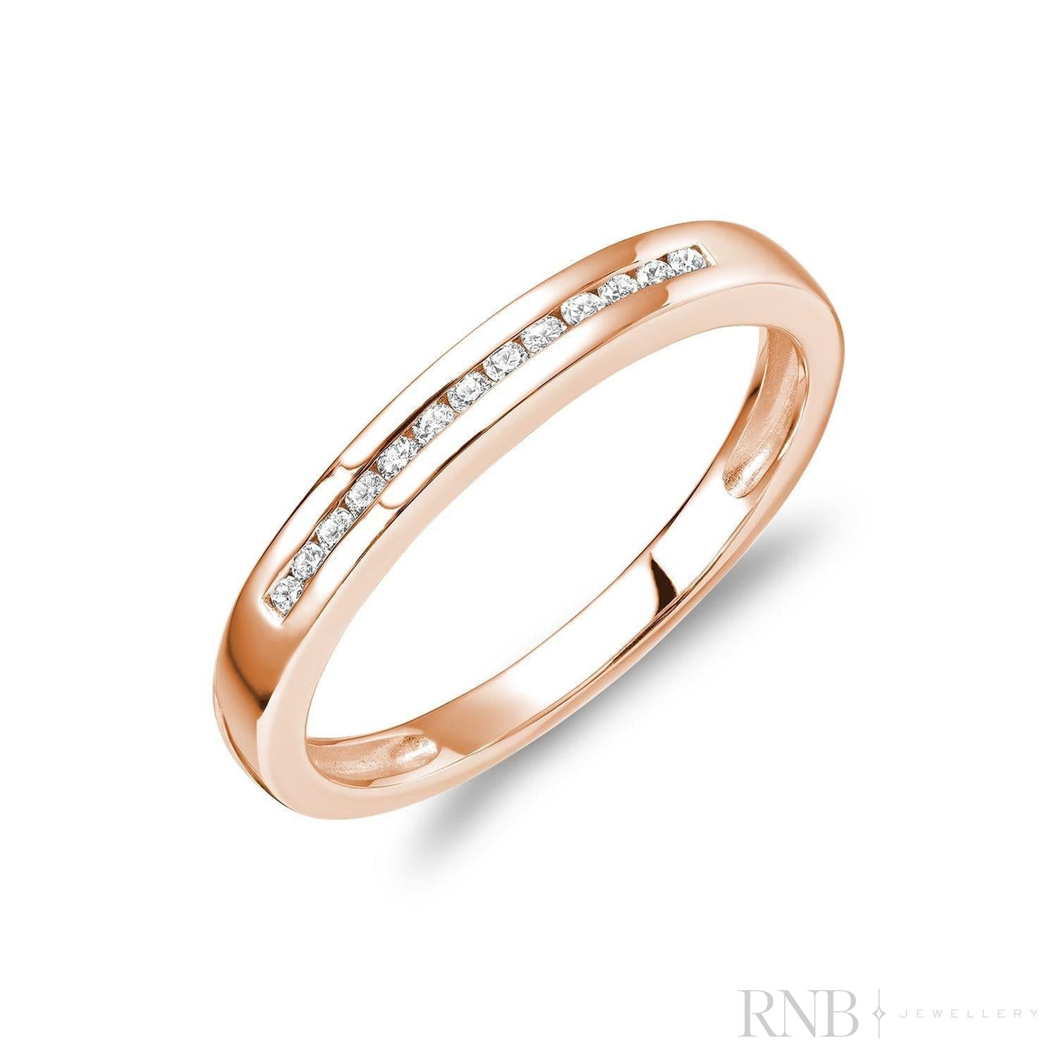 Channel Set Diamond Band