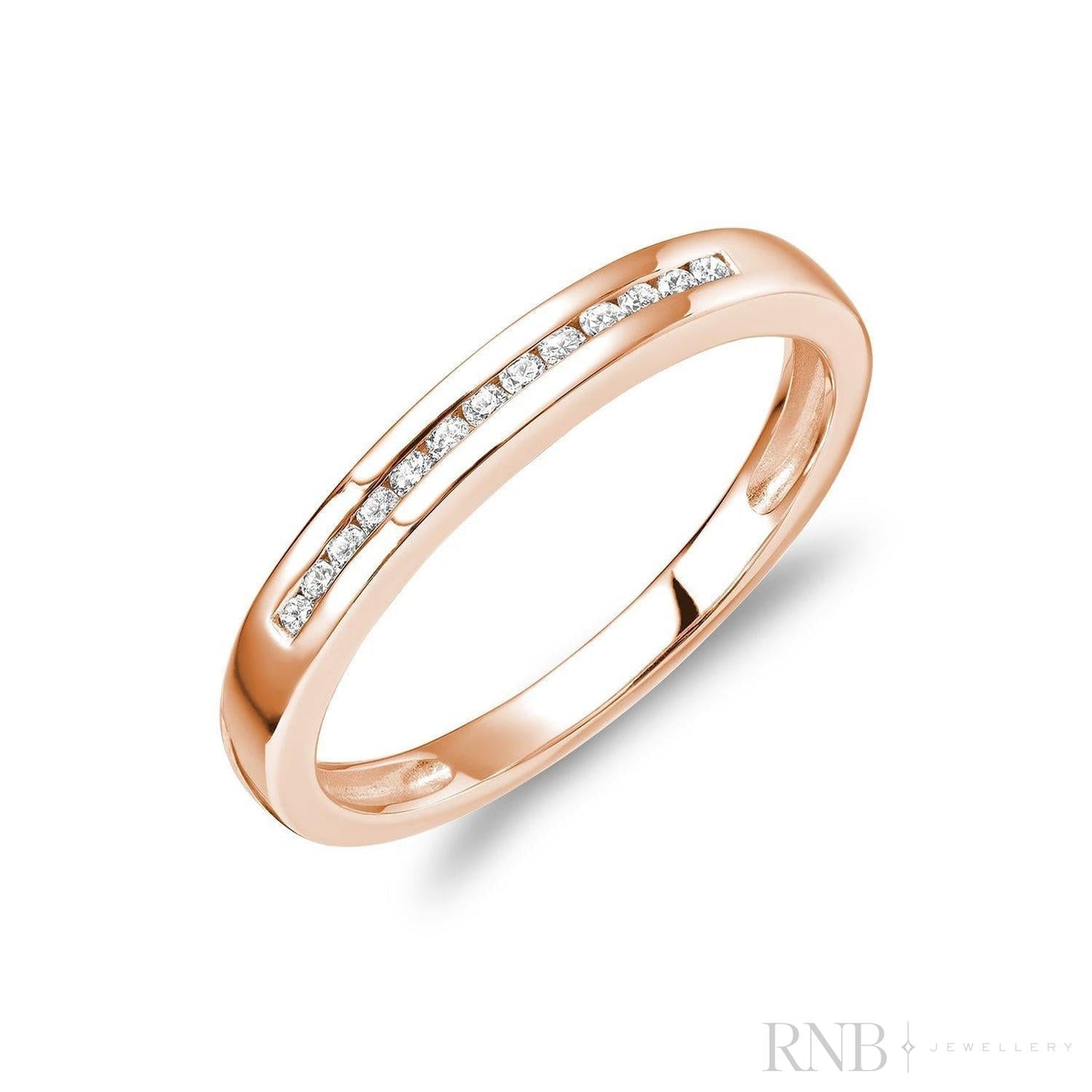 Channel Set Diamond Band