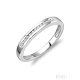 Channel Semi Eternity Diamond Band-RNB Jewellery
