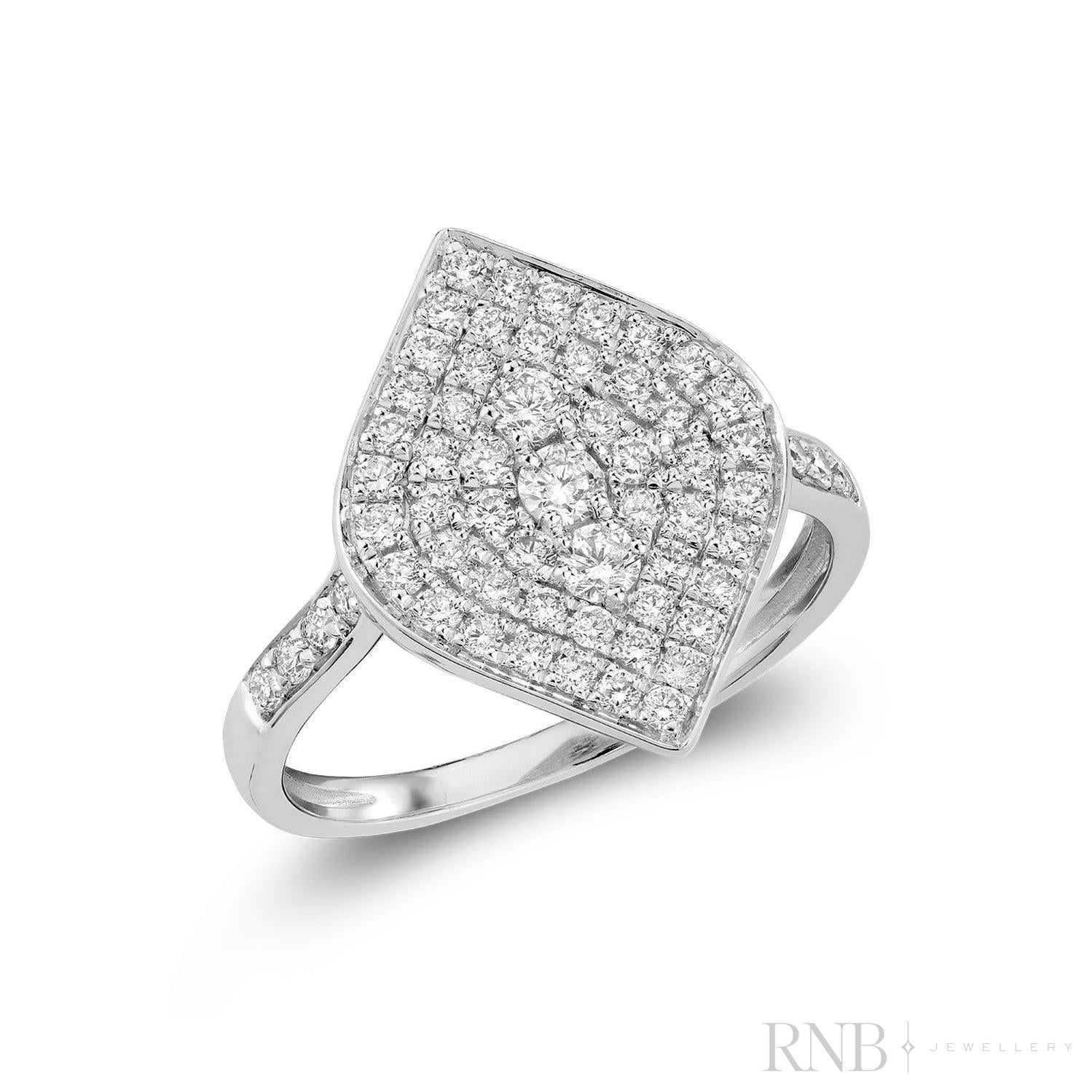 Marquise Pave Diamond Ring