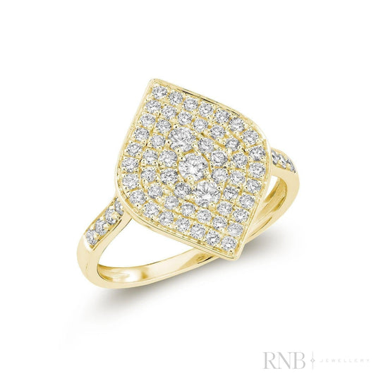 Marquise Pave Diamond Ring