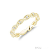 Milgrain Marquise Diamond Stackable Ring