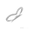 V Shape Semi Eternity Diamond Ring