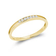 Dainty Diamond Open Row Ring