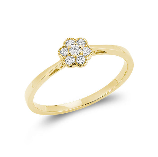 Delicate flower ring