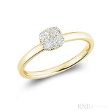 Square Illusion Diamond Ring