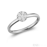Round Illusion Diamond Ring