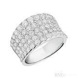 Grand Pave Diamond Ring