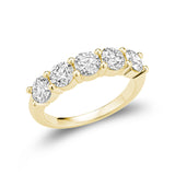 5 Stone Lab Diamond Ring