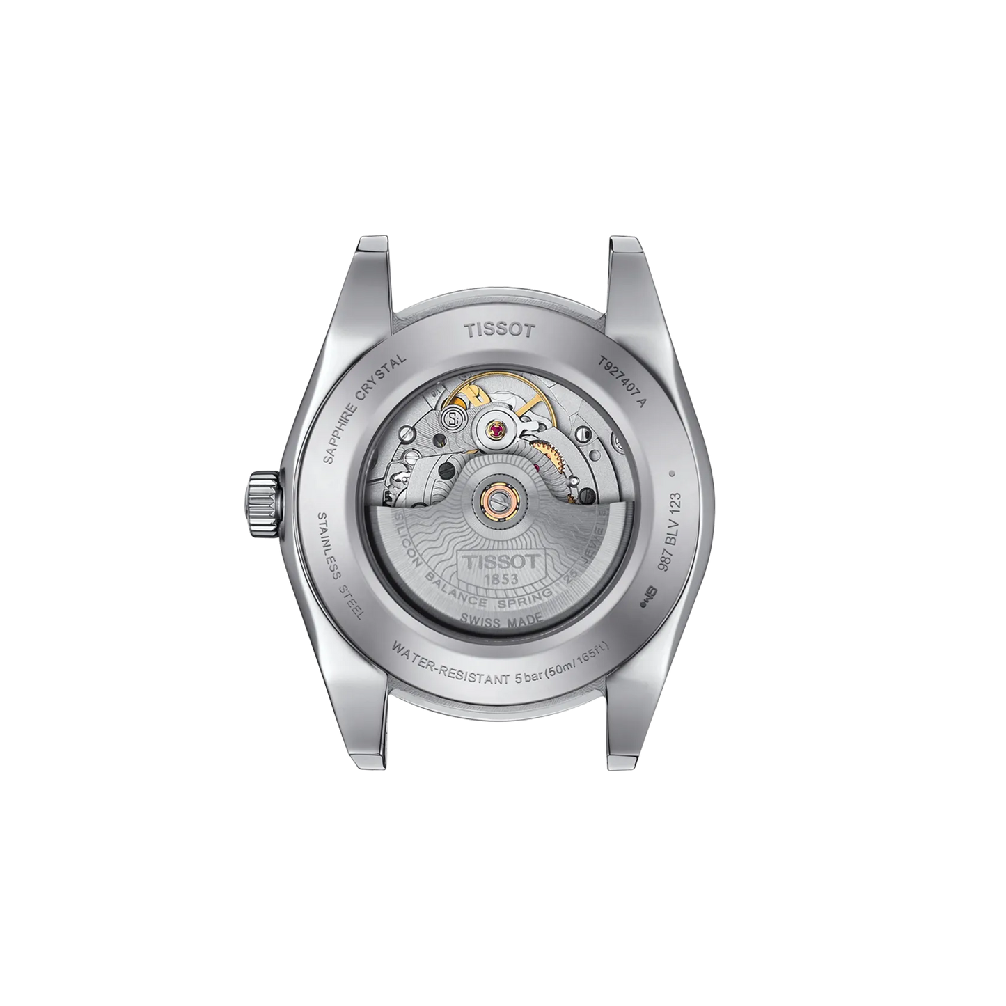 TISSOT GENTLEMAN POWERMATIC 80 SILICIUM SOLID 18K GOLD BEZEL T9274074103101