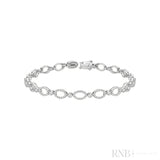 Oval Tennis Diamond Bracelet