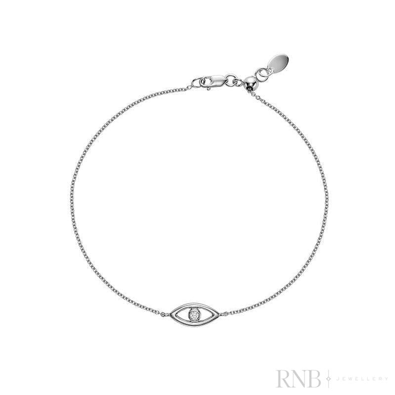 Evil Eye Diamond Bracelet